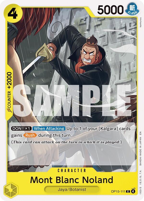 Mont Blanc Noland OP15-111 Adventure on Kami's Island Card