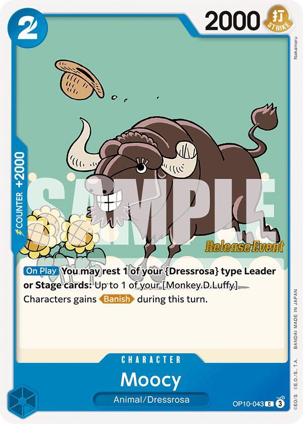 Moocy OP10-043 Royal Blood Release Event Cards Card