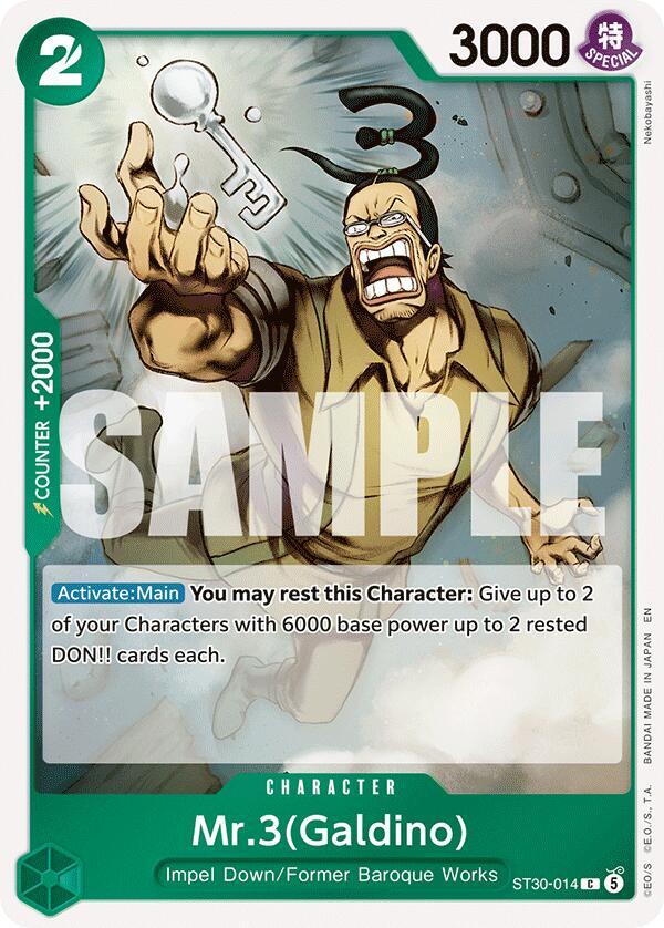 Mr.3(Galdino) ST30-014 Starter Deck EX: Luffy & Ace Card