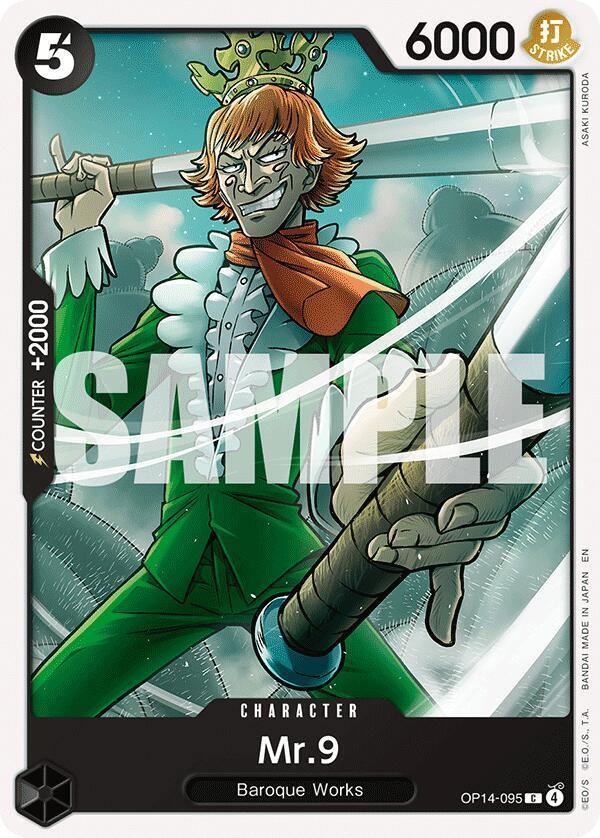 Mr.9 OP14-095 The Azure Sea's Seven Card