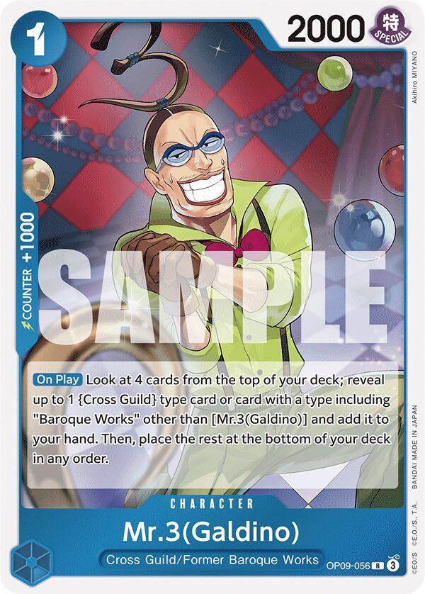 Mr.3(Galdino) OP09-056 Emperors in the New World Card