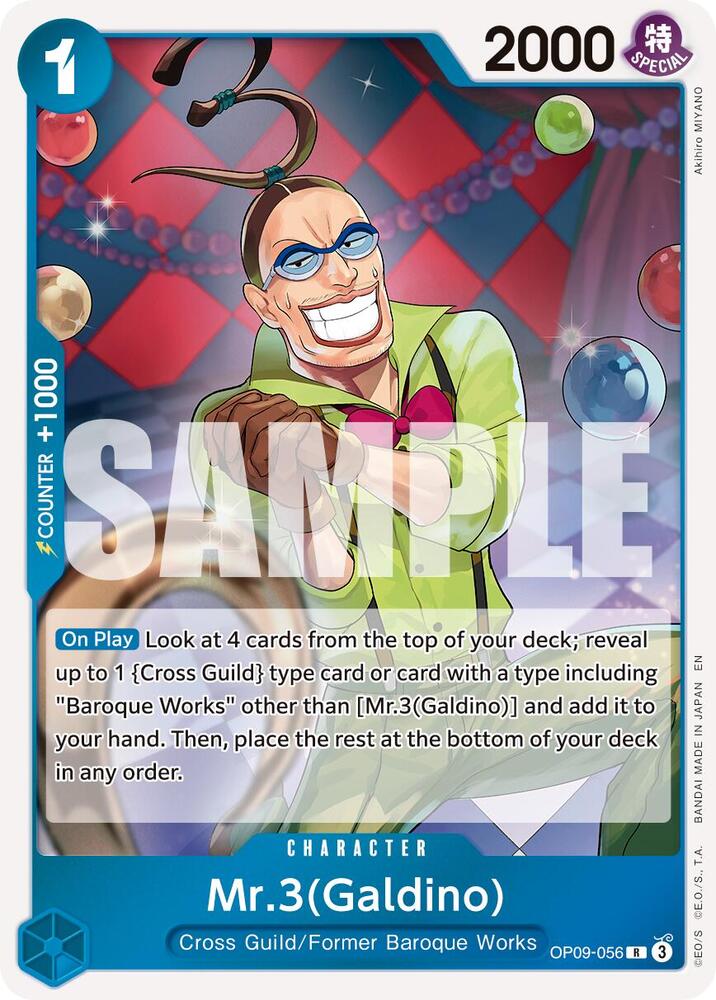 Mr.3(Galdino) - OP09-056 (Reprint) OP09-056 Premium Booster -The Best- Vol. 2 Card