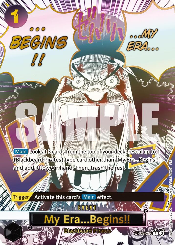 My Era...Begins!! (Manga) OP09-096 Premium Booster -The Best- Vol. 2 Card