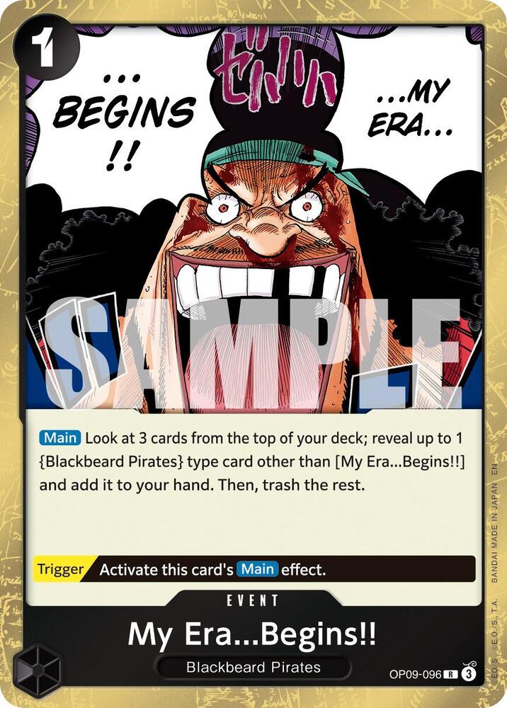 My Era...Begins!! (Reprint) OP09-096 Premium Booster -The Best- Vol. 2 Card