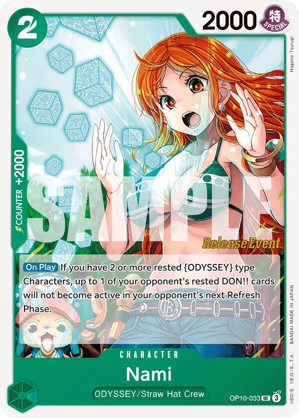 Nami (033) OP10-033 Royal Blood Release Event Cards Card