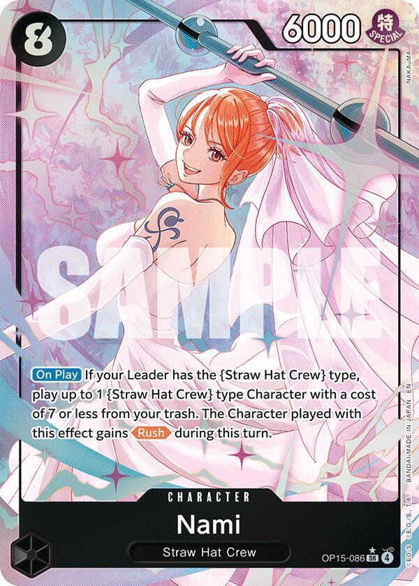 Nami (OP15-086) (Alternate Art) OP15-086 Adventure on Kami's Island Card