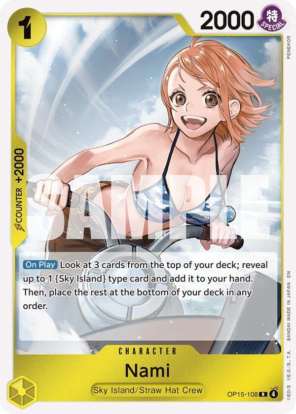 Nami (OP15-108) OP15-108 Adventure on Kami's Island Card
