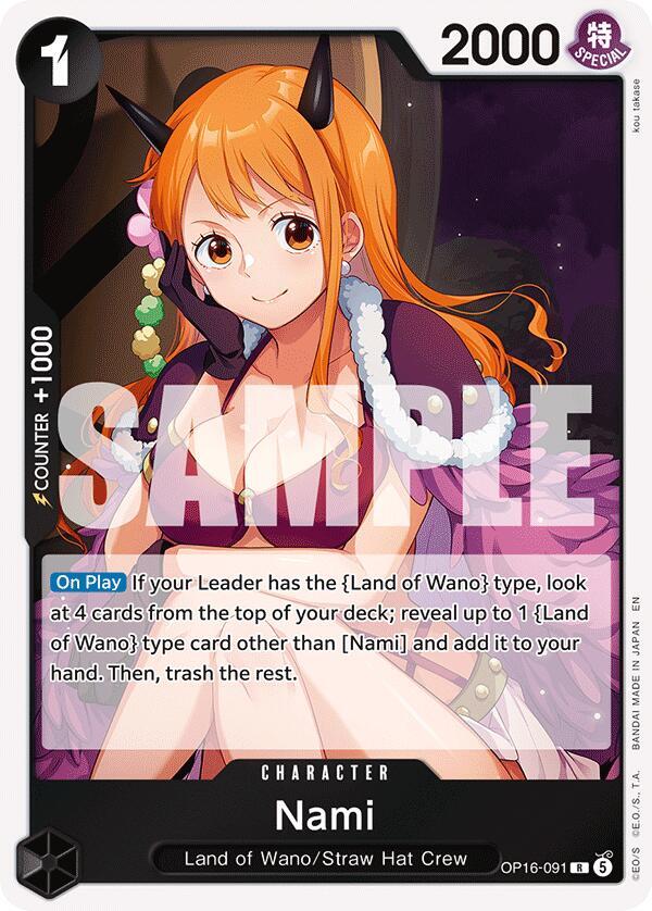 Nami OP16-091 The Time of Battle Card