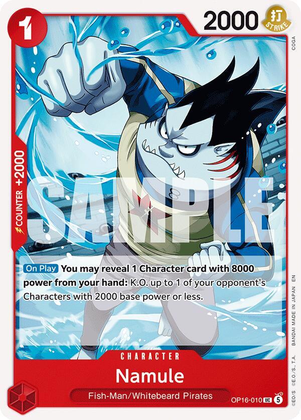 Namule OP16-010 The Time of Battle Card
