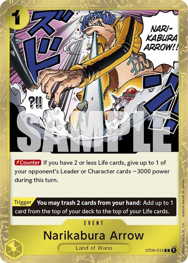 Narikabura Arrow (Jolly Roger Foil) ST09-014 Premium Booster -The Best- Card