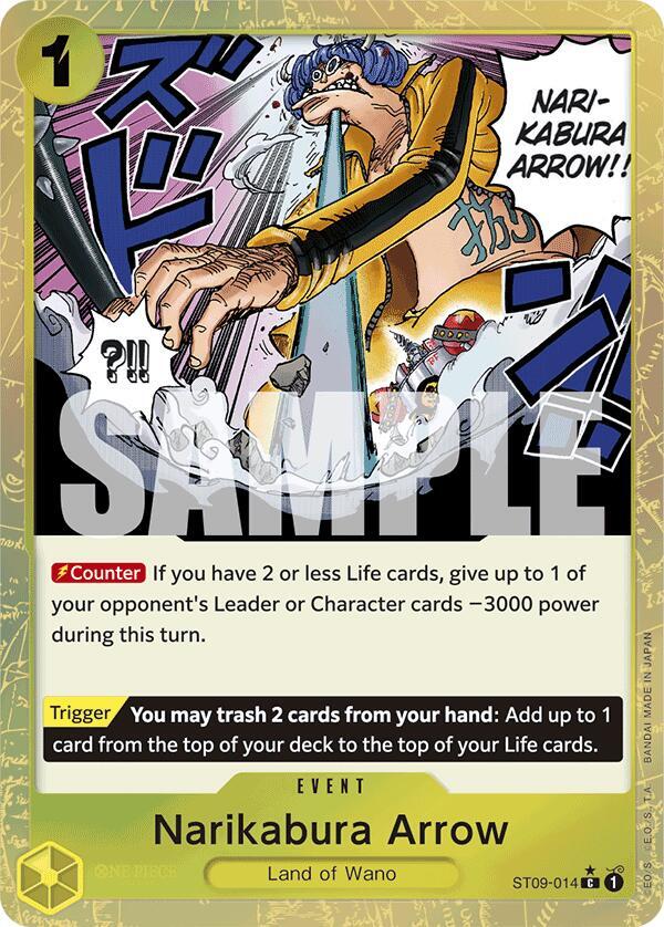 Narikabura Arrow (Textured Foil) ST09-014 Premium Booster -The Best- Card