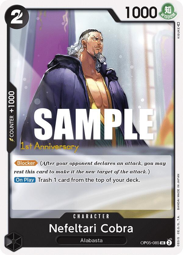 Nefeltari Cobra OP05-085 Awakening of the New Era: 1st Anniversary Tournament Cards Card