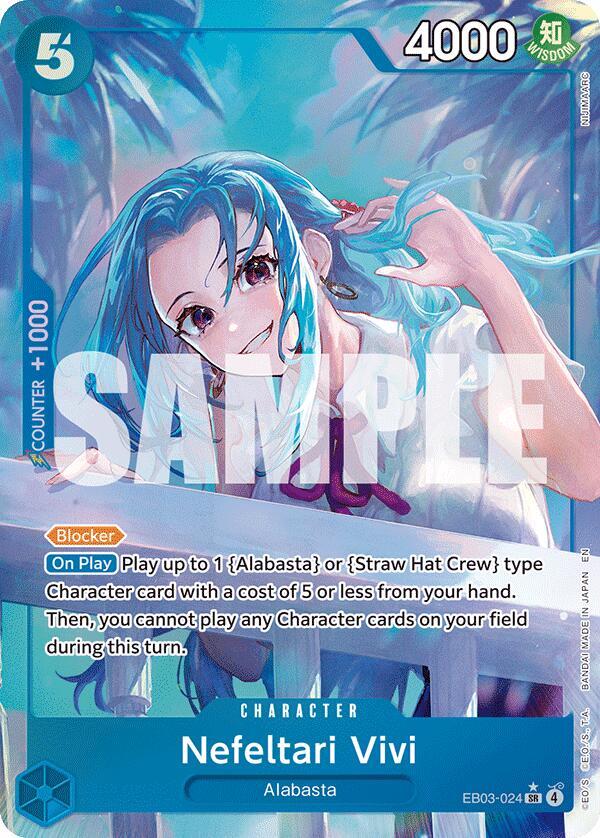 Nefeltari Vivi (024) (Alternate Art) EB03-024 Extra Booster: One Piece Heroines Edition Card