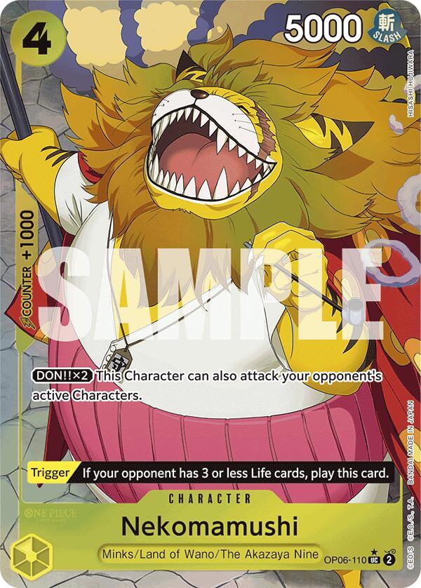 Nekomamushi (Full Art) OP06-110 Premium Booster -The Best- Card