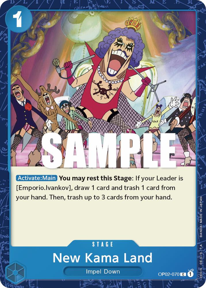 New Kama Land OP02-070 Paramount War Card