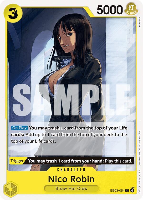 Nico Robin (054) EB03-054 Extra Booster: One Piece Heroines Edition Card