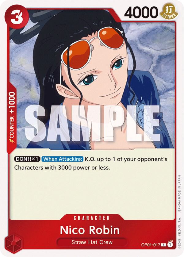 Nico Robin OP01-017 Romance Dawn Card