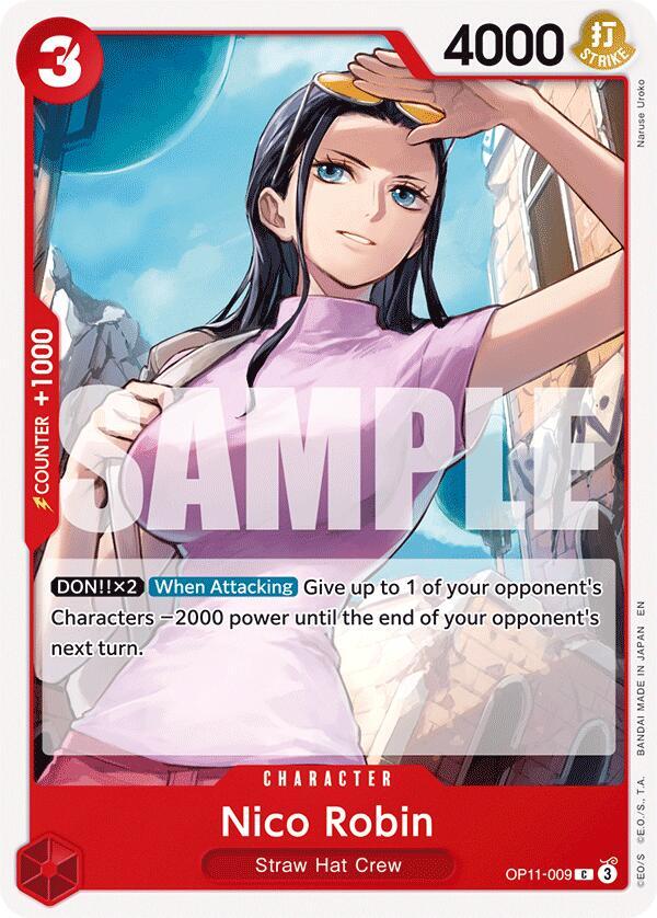 Nico Robin OP11-009 A Fist of Divine Speed Card