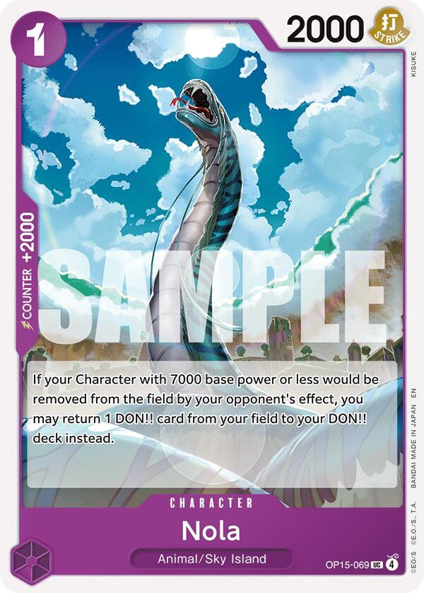 Nola OP15-069 Adventure on Kami's Island Card