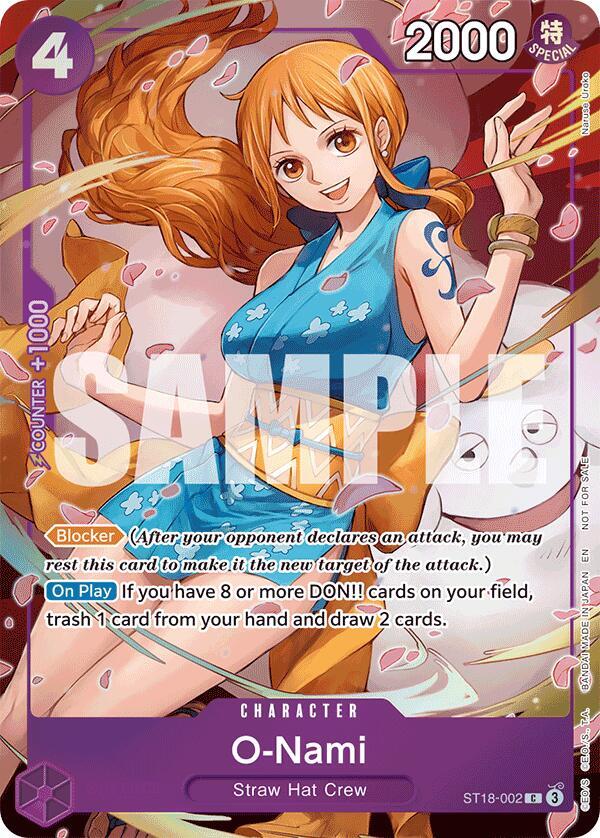 O-Nami - ST18-002 (Dash Pack) ST18-002 Extra Booster: One Piece Heroines Edition Card