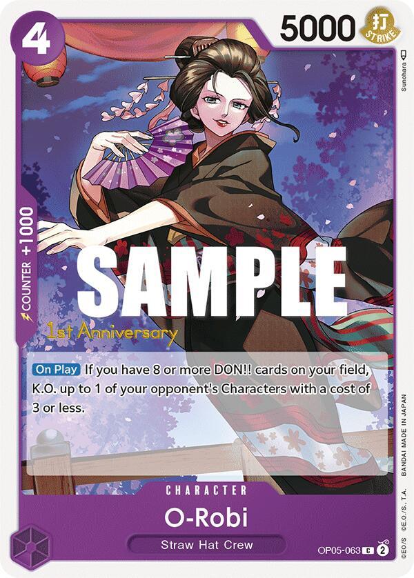 O-Robi OP05-063 Awakening of the New Era: 1st Anniversary Tournament Cards Card