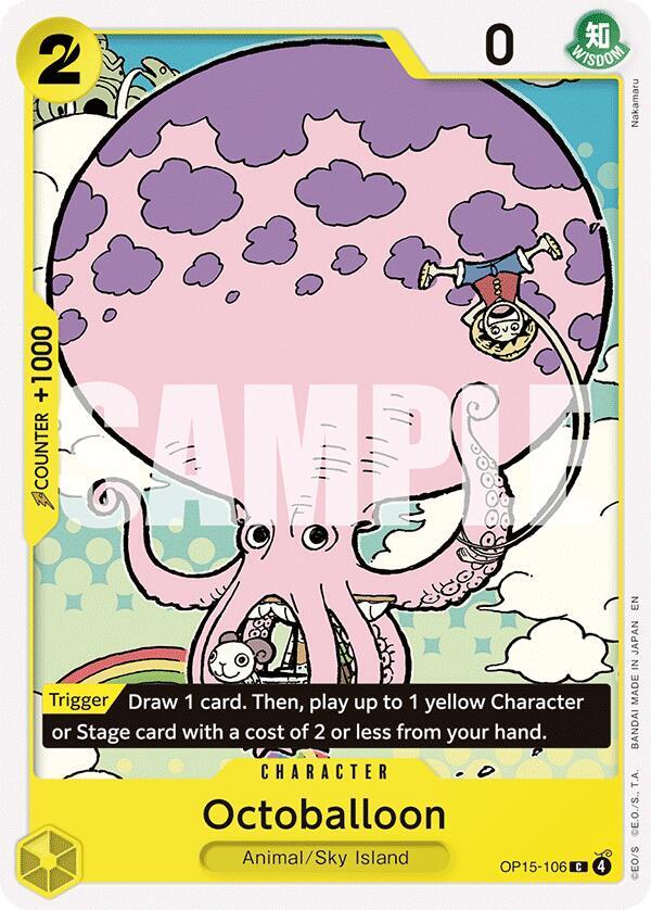 Octoballoon OP15-106 Adventure on Kami's Island Card
