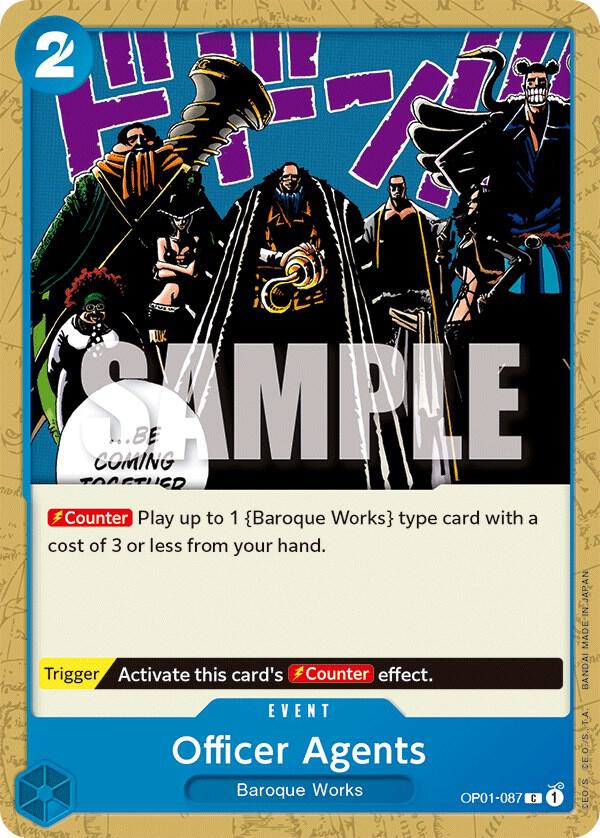 Officer Agents OP01-087 Romance Dawn Card