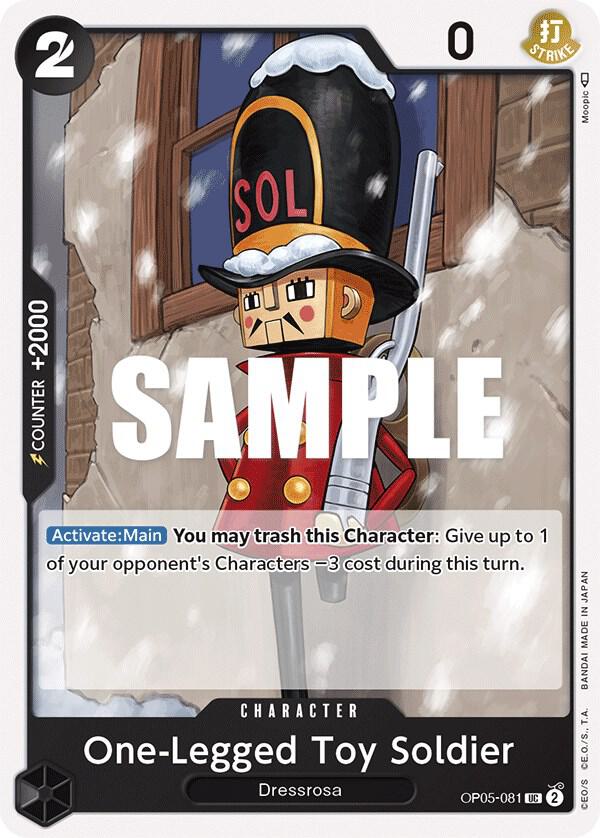 One-Legged Toy Soldier OP05-081 Awakening of the New Era Card