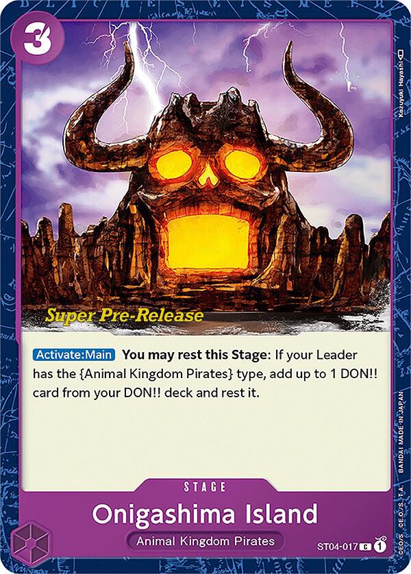 Onigashima Island ST04-017 Super Pre-Release Starter Deck 4: Animal Kingdom Pirates Card