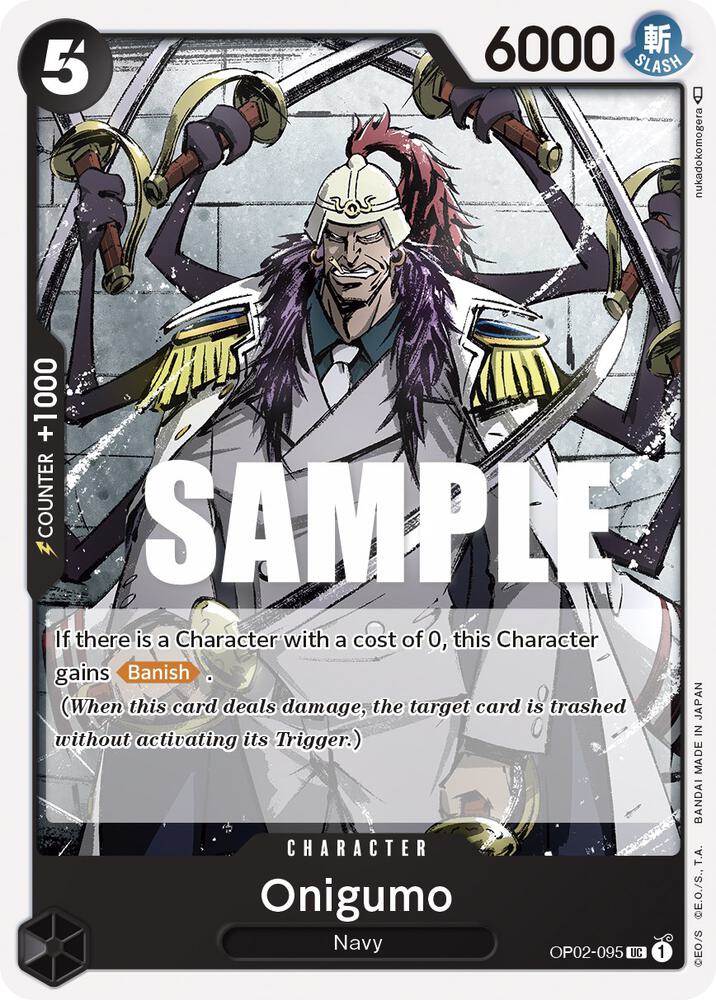 Onigumo OP02-095 Paramount War Card