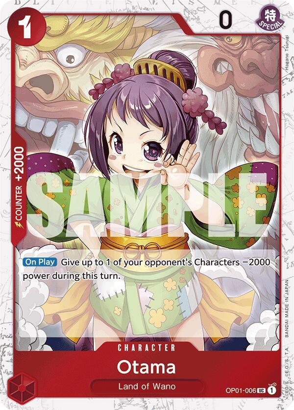 Otama (Jolly Roger Foil) OP01-006 Premium Booster -The Best- Card