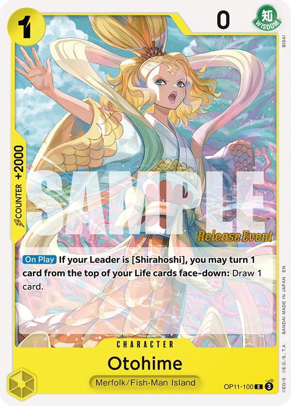 Otohime OP11-100 A Fist of Divine Speed Release Event Cards Card