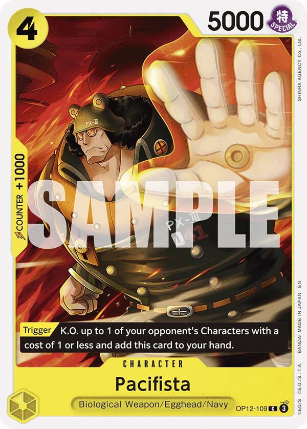 Pacifista OP12-109 Legacy of the Master Card