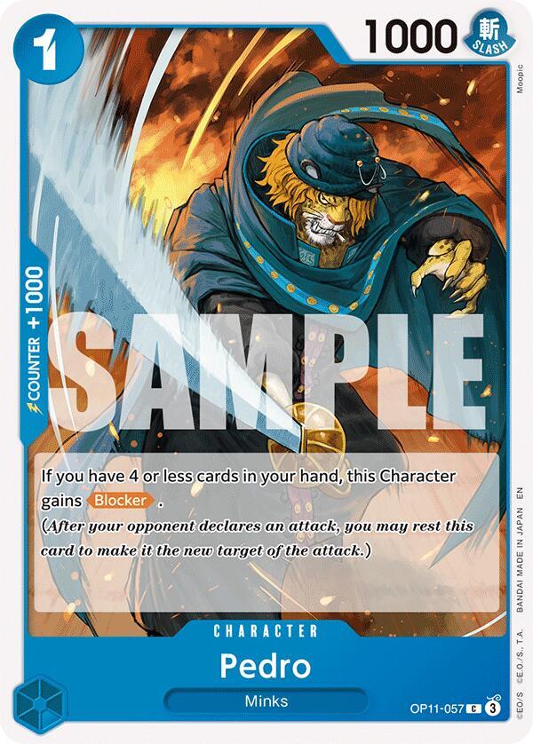 Pedro OP11-057 A Fist of Divine Speed Card