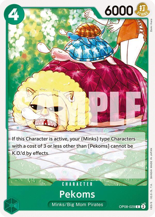 Pekoms OP08-029 Two Legends Card