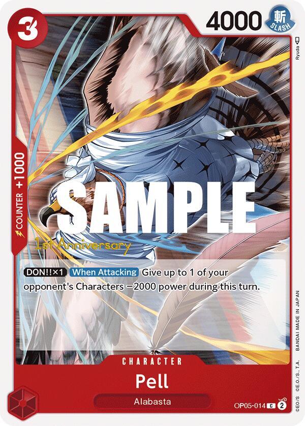 Pell OP05-014 Awakening of the New Era: 1st Anniversary Tournament Cards Card