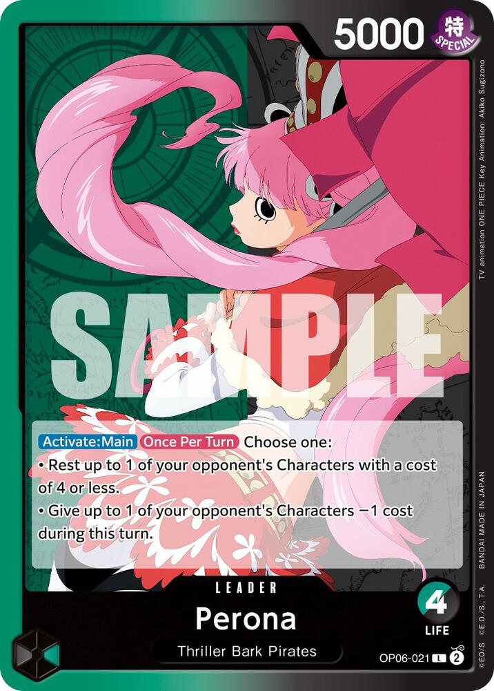 Perona (021) OP06-021 Wings of the Captain Card