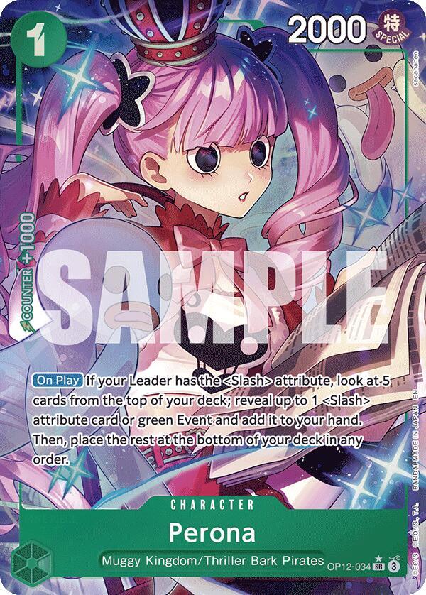 Perona (Alternate Art) OP12-034 Legacy of the Master Card