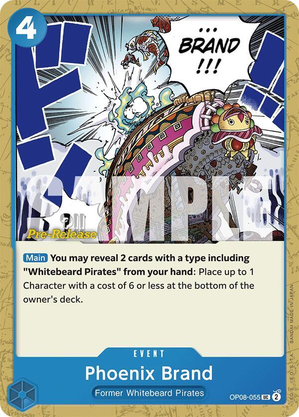 Phoenix Brand OP08-055 Two Legends Pre-Release Cards Card