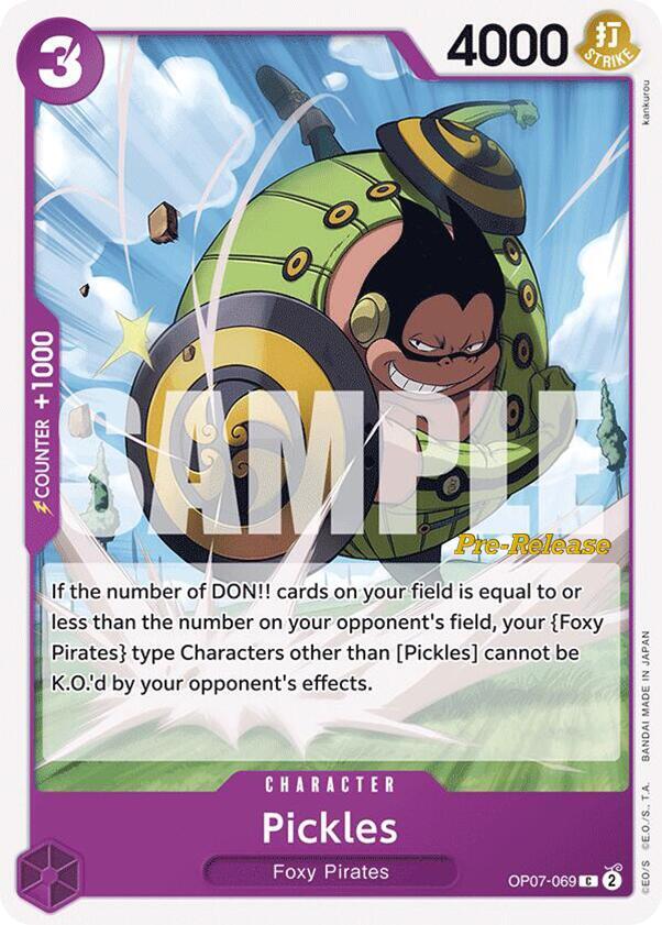 Pickles OP07-069 500 Years in the Future Pre-Release Cards Card