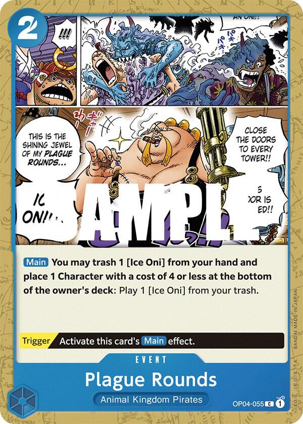 Plague Rounds OP04-055 Kingdoms of Intrigue Card