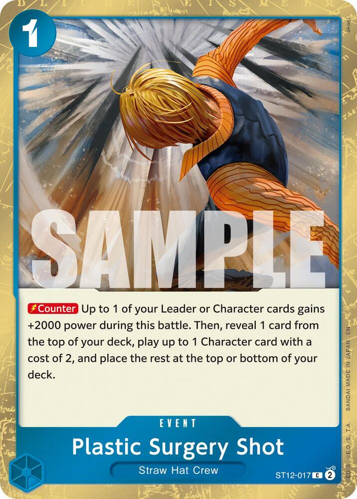 Plastic Surgery Shot - ST12-017 (Pirate Foil) ST12-017 Premium Booster -The Best- Vol. 2 Card