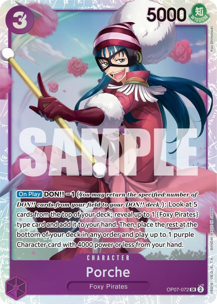 Porche OP07-072 500 Years in the Future Card