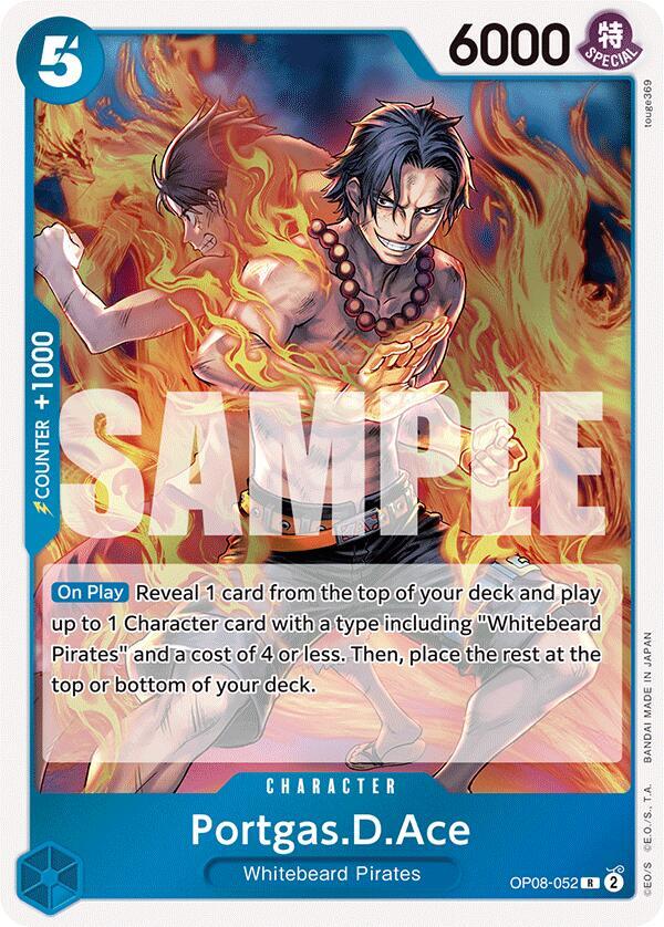 Portgas.D.Ace OP08-052 Two Legends Card