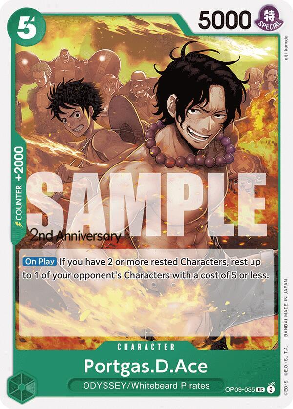 Portgas.D.Ace OP09-035 Emperors in the New World: 2nd Anniversary Tournament Cards Card