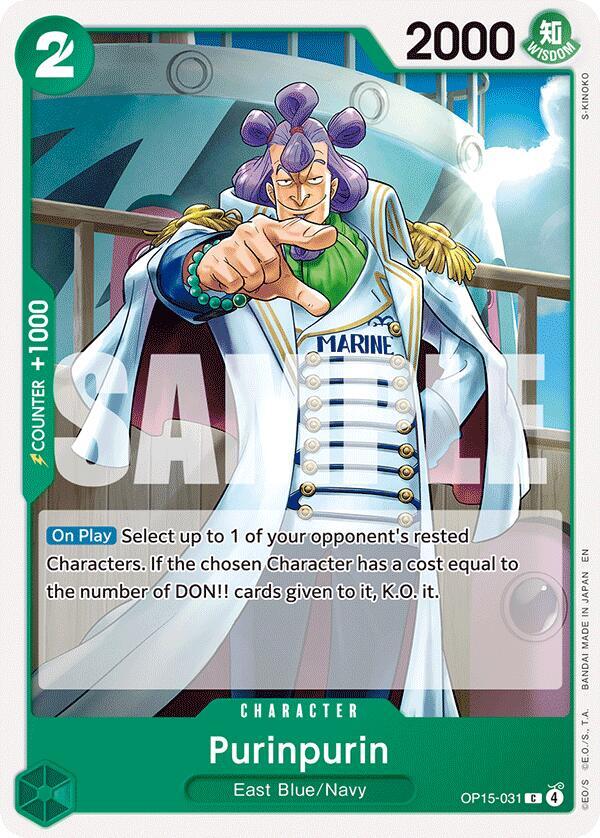 Purinpurin OP15-031 Adventure on Kami's Island Card