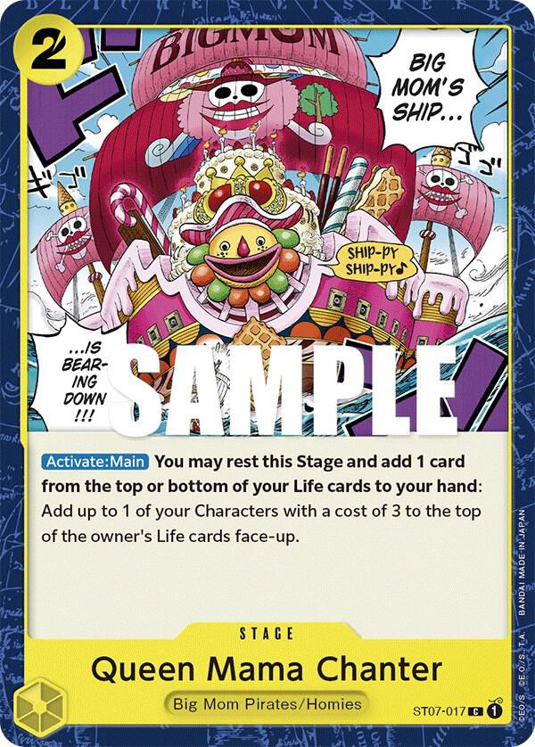 Queen Mama Chanter ST07-017 Starter Deck 7: Big Mom Pirates Card