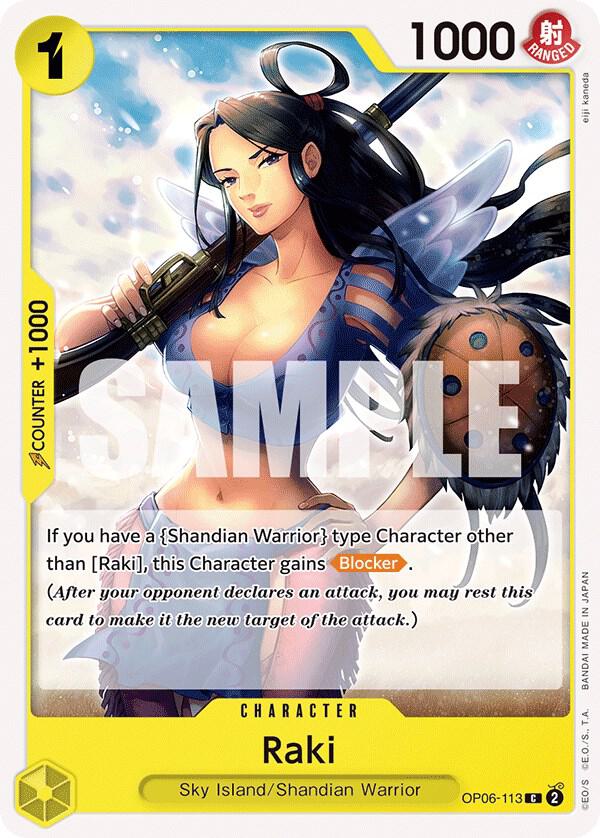Raki OP06-113 Wings of the Captain Card