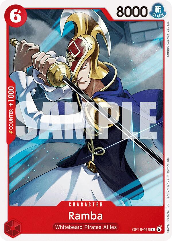 Ramba OP16-016 The Time of Battle Card