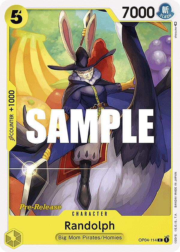 Randolph OP04-114 Kingdoms of Intrigue Pre-Release Cards Card